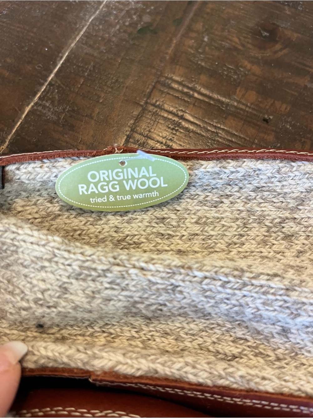 🧦🤎 NEW Acorn Original Ragg Wool Leather Slipper Socks | Comfort on Earth - Picture 6 of 6